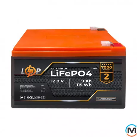Акумулятор LogicPower LiFePО4 12,8V - 9 Ah (115,2Wh), фото 