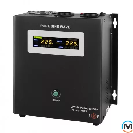 ИБП LogicPower с правильной синусоидой 24V LPY-W-PSW-2500VA+(1800Вт)17A/31A для LiFePO4, фото , изображение 2