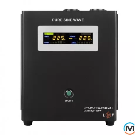 ИБП LogicPower с правильной синусоидой 24V LPY-W-PSW-2500VA+(1800Вт)17A/31A для LiFePO4, фото 