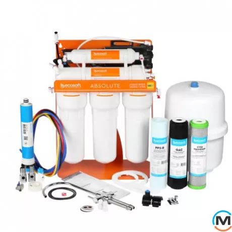 Фільтр зворотного осмосу Ecosoft 5-75PS з помпою на станині, фото , зображення 4