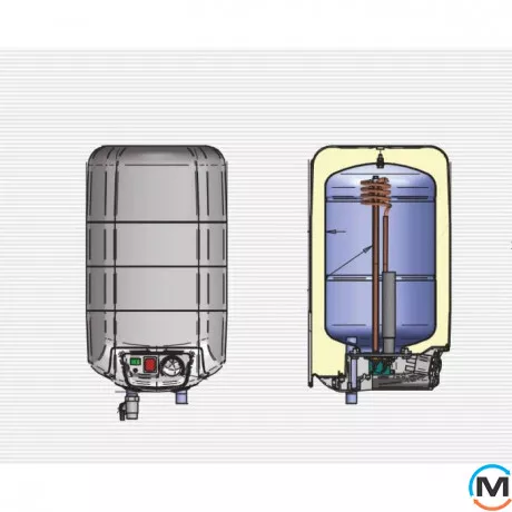 Водонагреватель Eldom Extra life 10 над мойкой, 2.0 kw 72325NMP, Объем (л): 10, Исполнение: Над мойкой, фото , изображение 3