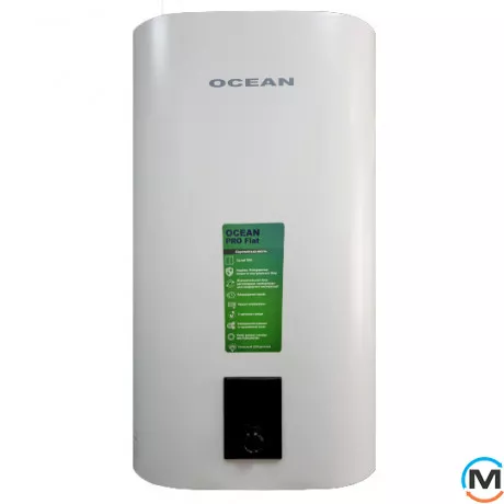 Водонагреватель Ocean FLAT RZB100M, ET+DT, Тип (ТЭНа): Сухой, Объем (л): 100, фото 