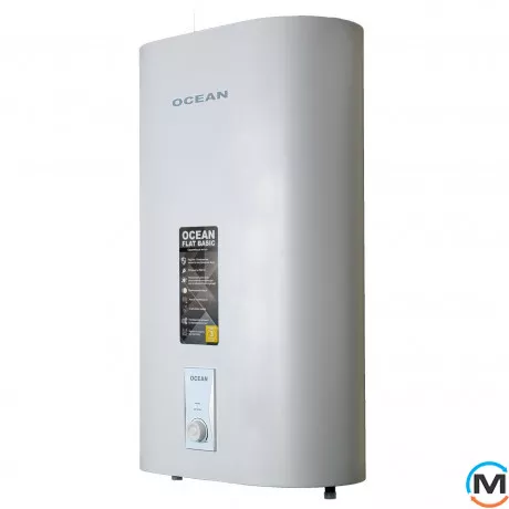 Водонагреватель Ocean FLAT RZB100M, ET+WT BASIC 100л, Тип (ТЭНа): Мокрый, Объем (л): 100, фото , изображение 2