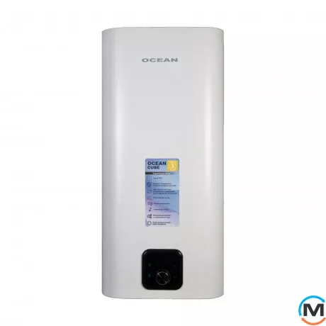 Водонагреватель Ocean CUBE RZF80D-4, ET+DT (сухой тен) 80л, Тип (ТЭНа): Сухой, Объем (л): 80, Исполнение: Вертикальный, фото 