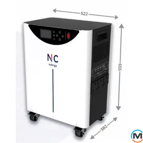 Портативний ДБЖ NC ENERGY все в одному NCE Portable 3х3 NCE3P3U24ua, Потужність, VA/W: 3000/3200, фото , зображення 2