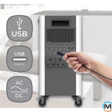 Портативний ДБЖ NC ENERGY все в одному NCE Portable 3х3 NCE3P3U24ua, Потужність, VA/W: 3000/3200, фото , зображення 5