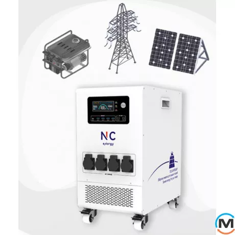 Портативний ДБЖ NC ENERGY все в одному NCE Portable 5х5 NCE5P5U48ua, Потужність, VA/W: 5200/5120, фото , зображення 5