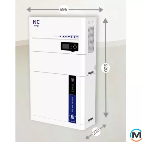 Портативний ДБЖ NC ENERGY все в одному NCE Stationary 3х5 NCE3S5U24ua/NCE3S5U24uaBP, Потужність, VA/W: 3500, фото , зображення 2