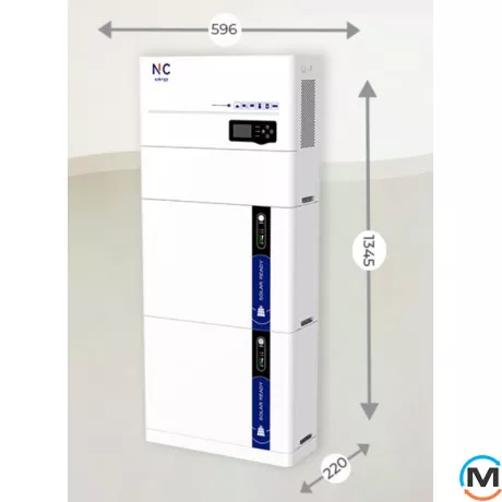 Портативний ДБЖ NC ENERGY все в одному NCE Stationary 5х10 NCE5S10U48ua/NCE5S10U48uaBP, Потужність, VA/W: 5500, фото , зображення 2