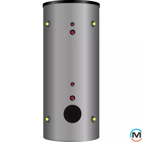 Meibes PSB 750 бак ГВС без змеевиков со съемной теплоизоляцией, Объем (л): 750, Исполнение: Вертикальный, Количество змеевиков: Нет, фото , изображение 2