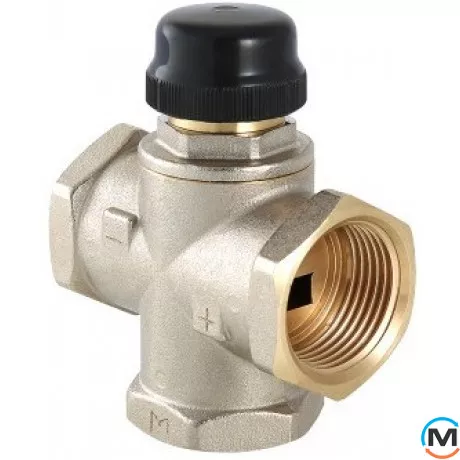 Клапан Valtec трехходовый смесительный с центральным смещением, фото 