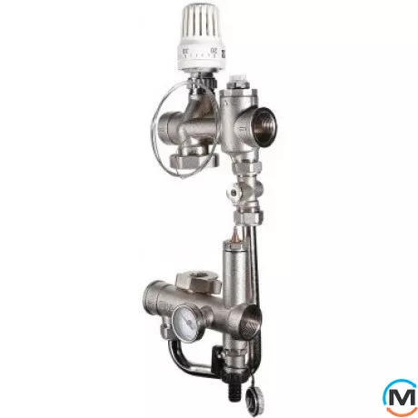 Насосно-змішувальний вузол Valtec без насоса монтажна довжина насоса 130 мм, фото 