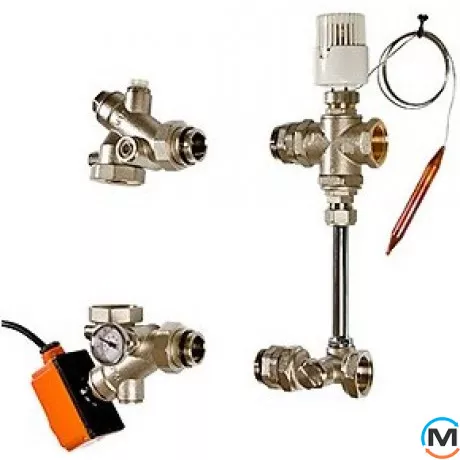 Змішувальний вузол Valtec для теплої підлоги DUAL MIX 02, фото 