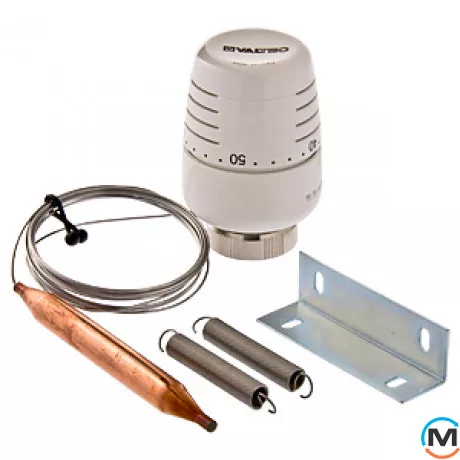 Термоголовка Valtec з виносним накладним датчиком 20-60С 2м., фото 