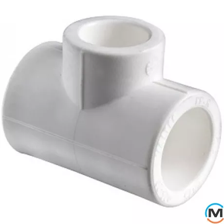 Поліпропіленовий трійник Valtec PPR 20 мм, Модифікація: 20х20х20, Діаметр (мм): 20, фото 