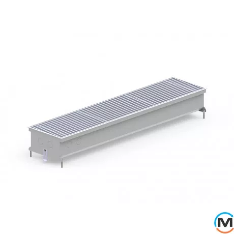 Внутрипольный конвектор Carrera C.Inox.230.2750.120, Тип конвектора: Без вентилятора, Корпус конвектора: Нержавеющая сталь, Кол-во теплообменников: 1, Глубина (мм): 120, Ширина (мм): 230, Длина (мм): 2750, фото , изображение 2