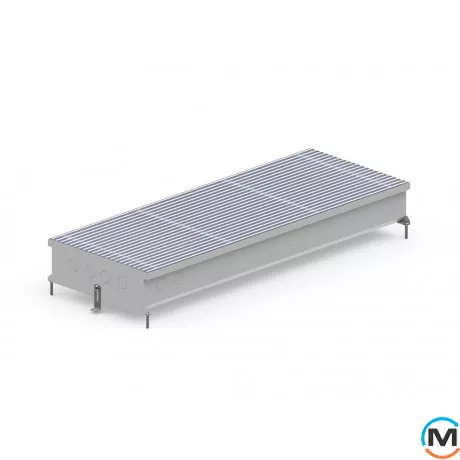 Внутрипольный конвектор Carrera C2.Inox.380.2750.120, Тип конвектора: Без вентилятора, Корпус конвектора: Нержавеющая сталь, Кол-во теплообменников: 2, Глубина (мм): 120, Ширина (мм): 380, Длина (мм): 2750, фото , изображение 2