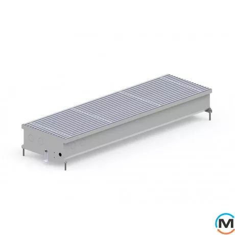 Внутрішньопідлоговий конвектор Carrera CV.Inox.300.750.120, Тип конвектора: З вентилятором, Корпус конвектора: Нержавіюча сталь, Кількість теплообмінників: 1, Глибина (мм): 120, Ширина (мм): 300, Довжина (мм): 750, фото , зображення 2