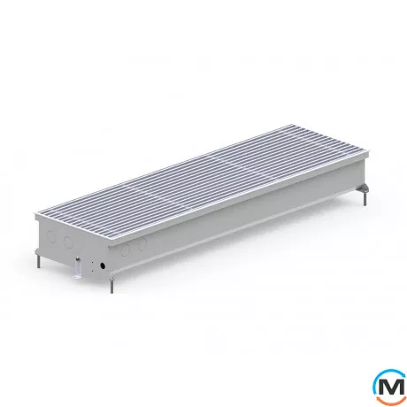 Внутрішньопідлоговий конвектор Carrera SV.Inox.280.1000.120, Тип конвектора: З вентилятором, Корпус конвектора: Нержавіюча сталь, Кількість теплообмінників: 1, Глибина (мм): 120, Ширина (мм): 280, Довжина (мм): 1000, фото , зображення 2