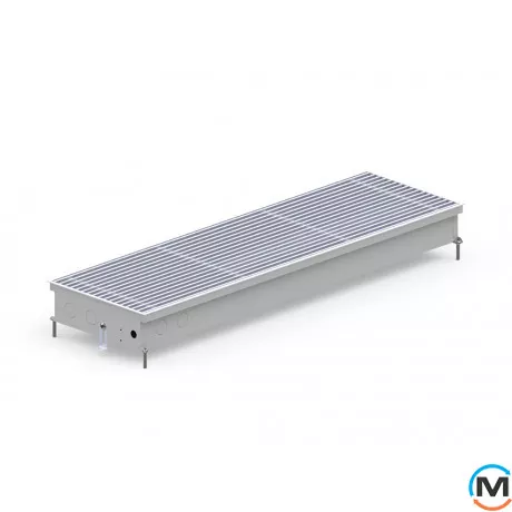 Внутрішньопідлоговий конвектор Carrera SV.Inox.250.2750.90, Тип конвектора: З вентилятором, Корпус конвектора: Нержавіюча сталь, Кількість теплообмінників: 1, Глибина (мм): 90, Ширина (мм): 250, Довжина (мм): 2750, фото , зображення 2