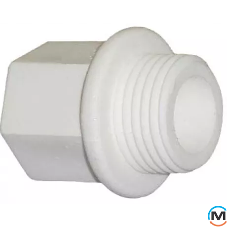 Поліпропіленова заглушка Valtec PPR з різьбленням 1/2", Тип різьблення: Зовнішня, Діаметр різьблення: 1/2", фото 