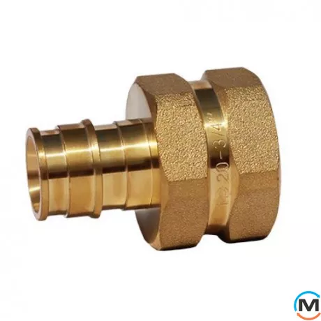 Муфта с внутр.резьбой FADO FAST LINE ЛАТУНЬ 20х1/2, Тип резьбы: Внутренняя, Диаметр резьбы: 1/2", Диаметр (мм): 20, фото 