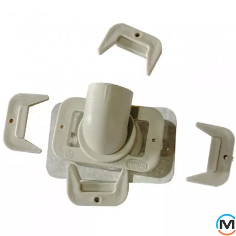 Настенный полипропиленовый уголок для гипсокартона FADO 20-1/2, фото 