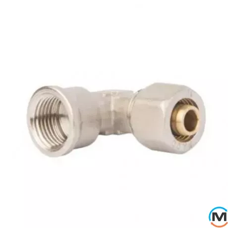 Обтиск куточок з переходом на внутрішнє різьблення FADO COMPRESS 26х3/4'', Тип різьблення: Внутрішня, Діаметр різьблення: 3/4", Діаметр (мм): 26, фото , зображення 2