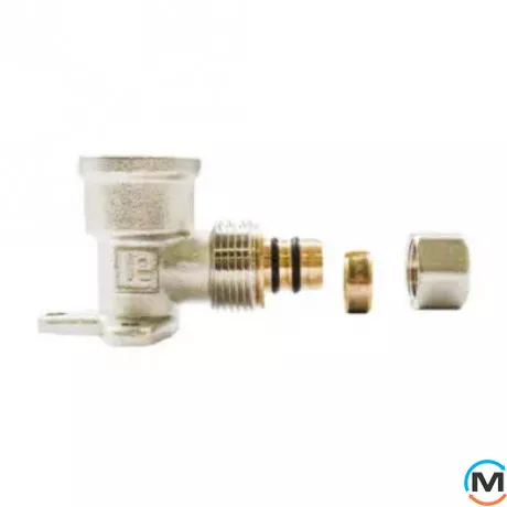 Обжим установочный угольник с переходом на внутреннюю резьбу FADO COMPRESS 20х1/2'', Диаметр (мм): 20, фото , изображение 2