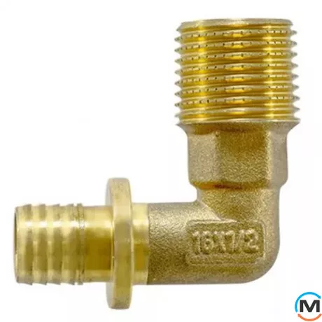 Угольник натяжной с наружной резьбой FADO SLICE NEW 20*3/4" С, Тип резьбы: Наружная, Диаметр резьбы: 3/4", Диаметр (мм): 20, Толщина стенки (мм): 2.8, фото 