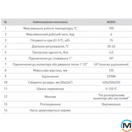 Насосна група FADO із термостатичним краном 1”, фото , зображення 4