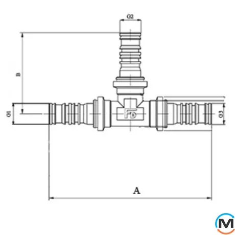 Прес трійник FADO PRESS 26x26x26, Модифікація: 26x26x26, фото , зображення 3