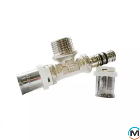 Пресс тройник с переходом на наружную резьбу FADO PRESS 16x12"x16, Тип резьбы: Наружная, Диаметр резьбы: 12", Диаметр (мм): 16, фото , изображение 2