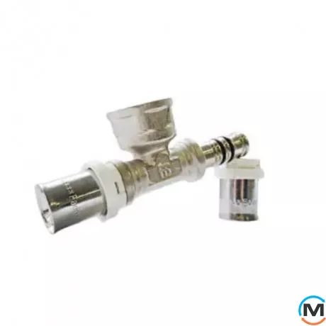 Пресс тройник с переходом на внутреннюю резьбу FADO PRESS 32x1*1/4"x32, Тип резьбы: Внутренняя, Диаметр резьбы: 1/4", Диаметр (мм): 32, фото , изображение 2