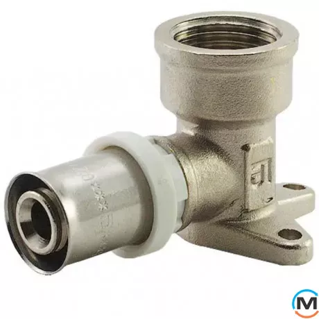 Прес кутник інсталяційний з переходом на внутрішнє різьблення FADO PRESS 20х1/2", Діаметр (мм): 20, фото 