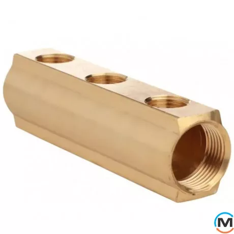 Балка коллекторная FADO 1"x1/2"-3, Количество выходов: 3, фото 