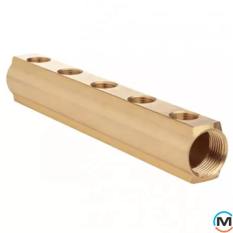 Балка коллекторная FADO 1"x1/2"-5, Количество выходов: 5, фото 