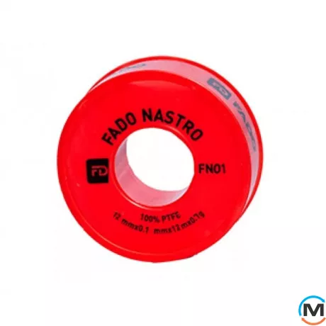 Фум-стрічка FADO 12мм*0.1мм*12м*0.7г, Варіант: 12, Колір: Білий, фото 