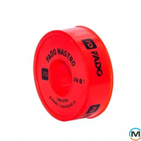 Фум-стрічка FADO 12мм*0.1мм*12м*0.7г, Варіант: 12, Колір: Білий, фото , зображення 2