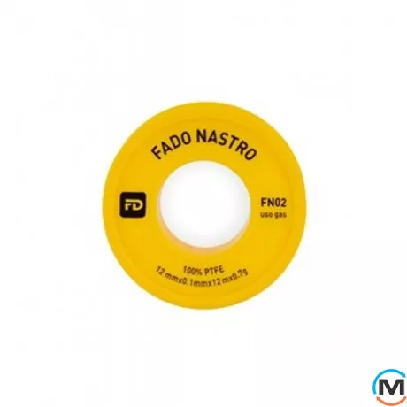 Фум-стрічка FADO 12мм*0.1мм*12м*0.7г ГАЗ, Варіант: 12, Колір: Жовтий, фото 