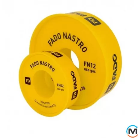 Фум-стрічка FADO 12мм*0.1мм*12м*0.7г ГАЗ, Варіант: 12, Колір: Жовтий, фото , зображення 3