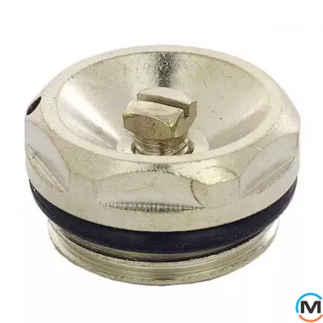 Кран маевского FADO 1/2" под отвертку металл, Вариант: Под отвертку - метал, Диаметр резьбы: 1/2", фото 