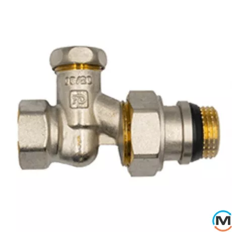 Кран радиаторный Fado NEW 1/2'' прямой нижний, Диаметр резьбы: 1/2", Исполнение: Прямой, фото , изображение 2