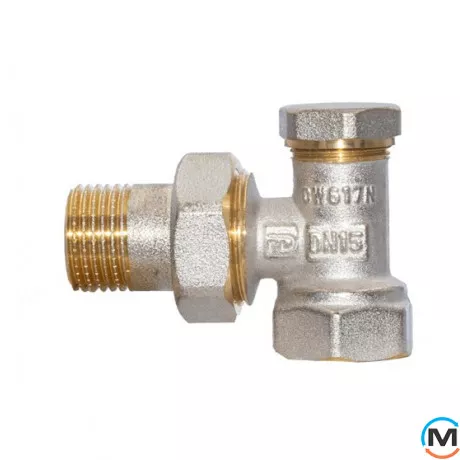 Кран радиаторный Fado Сlassic 1/2 кутовий нижній, Исполнение: Угловой, фото , изображение 2