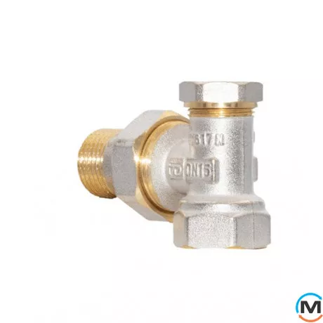 Кран радиаторный Fado Сlassic 1/2 кутовий нижній, Исполнение: Угловой, фото , изображение 4