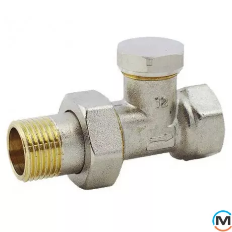 Кран радиаторный Fado Сlassic 1/2 прямий нижній, Исполнение: Прямой, фото 