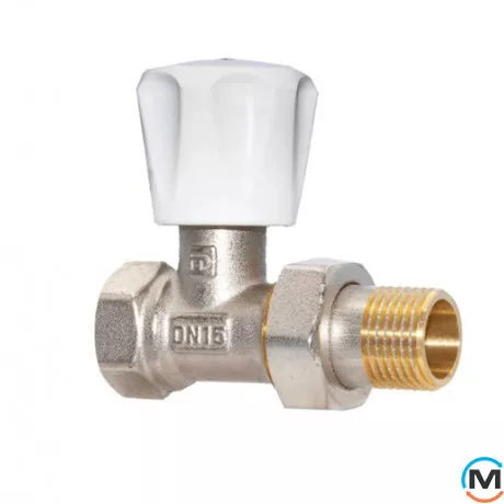 Кран радиаторный Fado Сlassic 1/2 прямий верхній, Исполнение: Прямой, фото , изображение 2