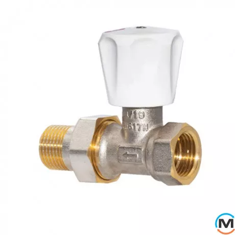 Кран радиаторный Fado Сlassic 1/2 прямий верхній, Исполнение: Прямой, фото , изображение 3