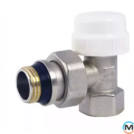 Кран радиаторный Fado термостатический 1/2" угловой, Диаметр резьбы: 1/2", Исполнение: Угловой, Диаметр (мм): 15, фото 