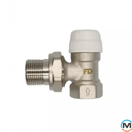 Кран радиаторный FADO термостатический 1" угловой, Диаметр резьбы: 1", Исполнение: Угловой, Диаметр (мм): 25, фото , изображение 3